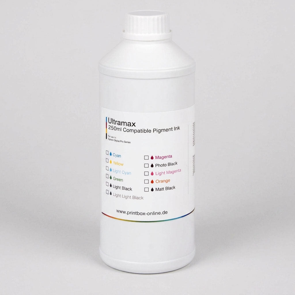 250ml Ultramax® inks for Epson® Stylus Pro, SureColor T-Series & P-Series
