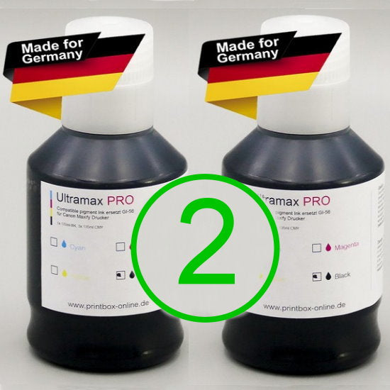 Ultramax PRO inks for Canon GI-56 Maxify GX-4050 GX-5050 GX-6050 GX-7050