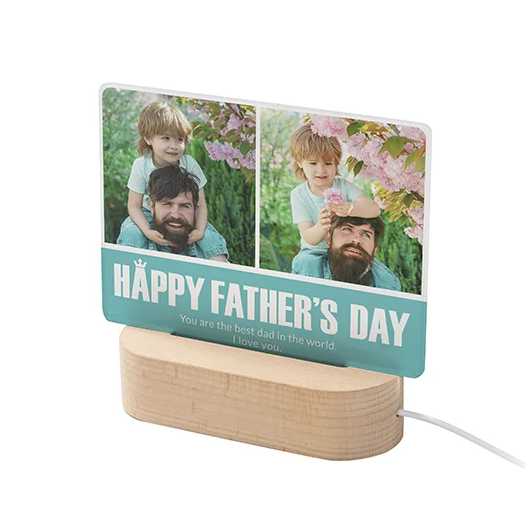 LED Acryl Foto Rahmen - beleuchtet - für Sublimation