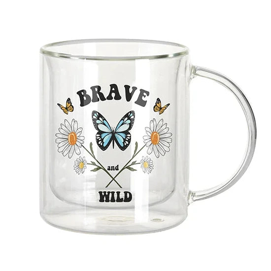 Subliking® Doppelwandiger Glasbecher für Sublimation / 11oz