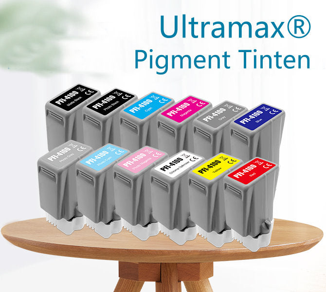 Ultramax® Tintenpatronen ersetzen PFI-4100 für Canon® imagePROGRAF PRO-1100