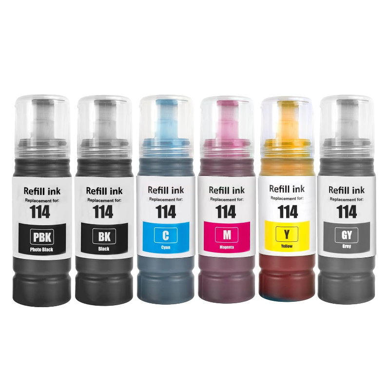 Ultramax® Tinten ersetzen Epson® No. 114 für EcoTank L8160, L8180, ET-8550, ET-8555