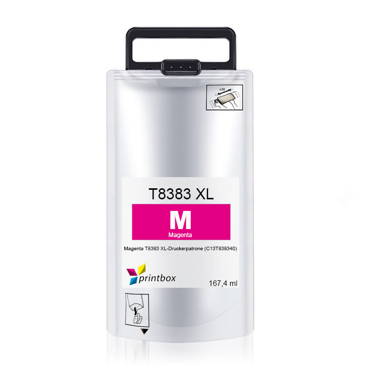 Ultramax® kompatible Tinten ersetzen XL T8381-T8384 für Epson® WorkforcePro WF-R5190DTW/ WF-R5190