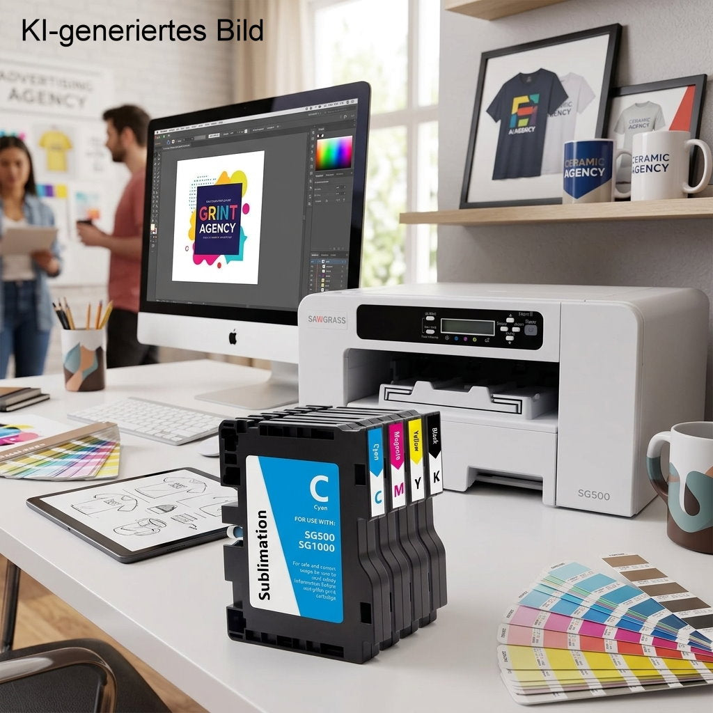 Alternative ink set for Sawgrass SG-500 | SG-1000 Sublijet sublimation ink