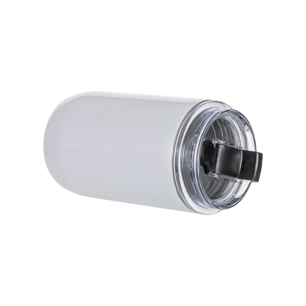 350ml/12oz Edelstahl Tumbler mit Metall Strohhalm und Flip Deckel für Sublimation