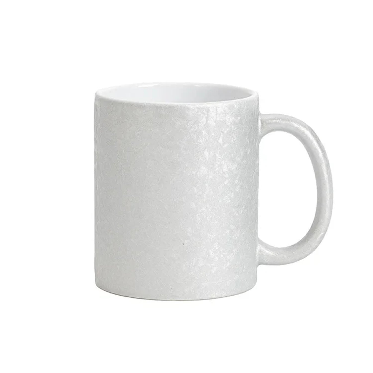 SubliKing® Keramik Tasse 11oz Sublimationstasse– Crackle-Finish (Grau)