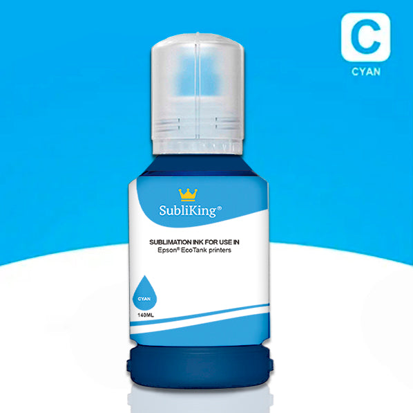 70ml Subliking® sublimation inks for all Epson® EcoTank printers with adapter