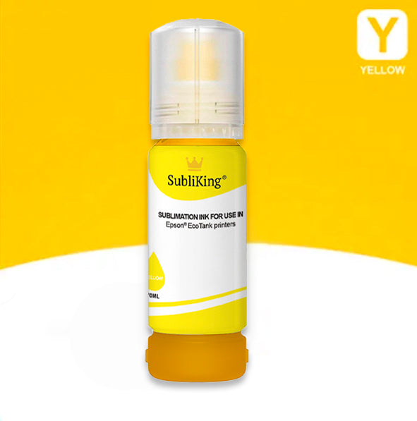 70ml Subliking® sublimation inks for all Epson® EcoTank printers with adapter