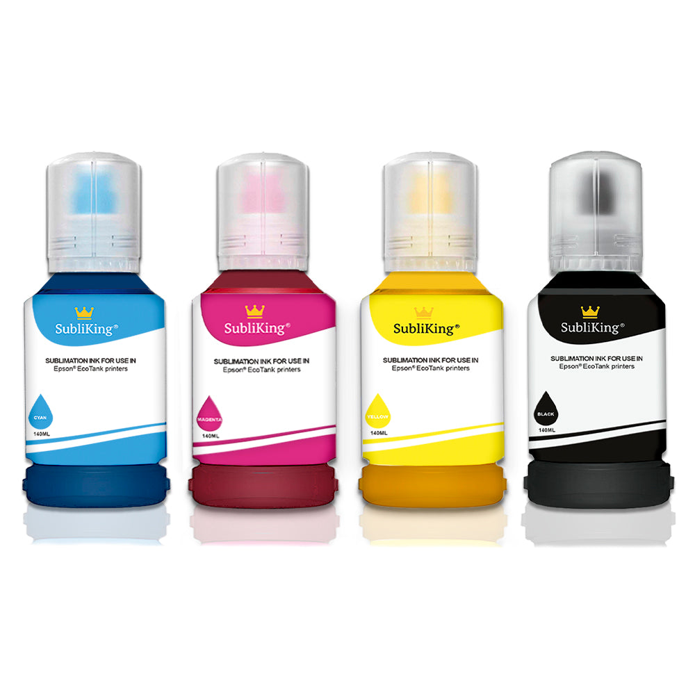 70ml Subliking® sublimation inks for all Epson® EcoTank printers with adapter