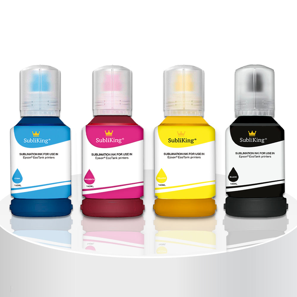 70ml Subliking® sublimation inks for all Epson® EcoTank printers with adapter