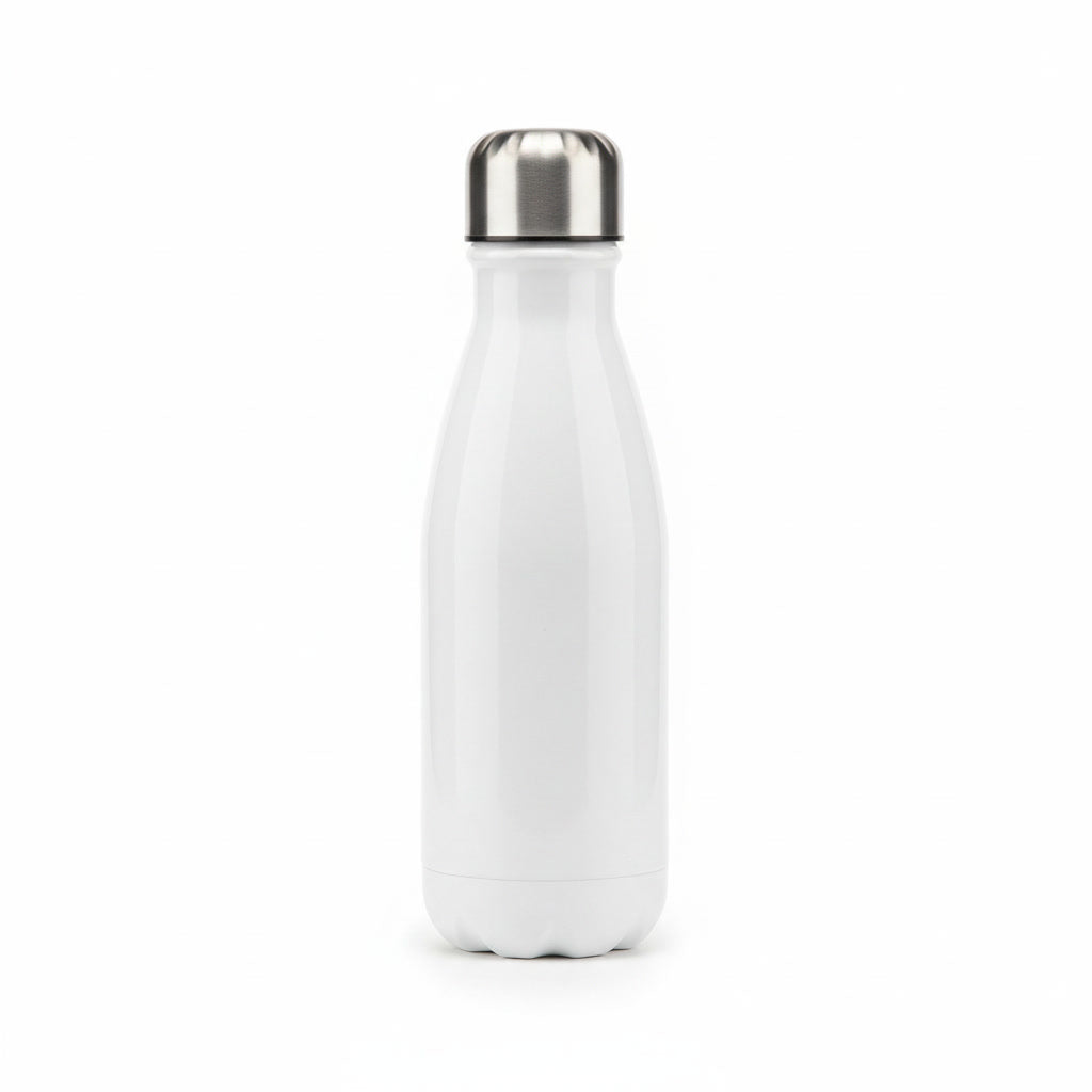 SubliKing® Trinkflasche aus Aluminium für Sublimation 500ml oder 650ml in Weiß