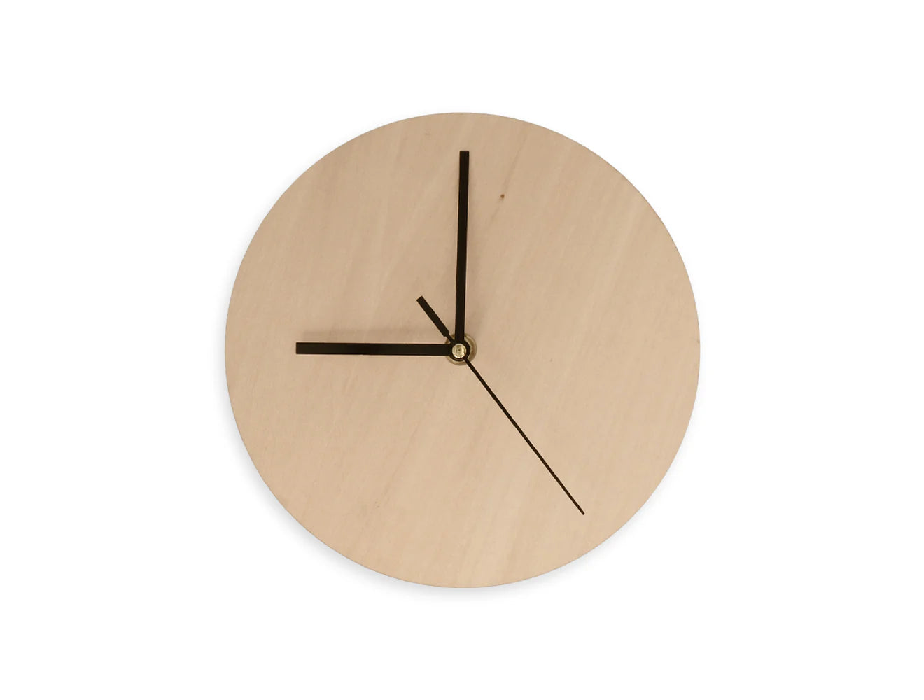 Subliking® Wanduhr aus Holz zum Sublimieren - Rund Ø 20cm - für den Sublimationsdruck