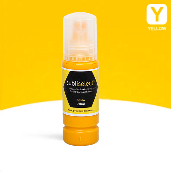 Subliselect® Sublimationstinte für EcoTank Drucker | Ye