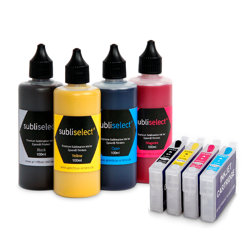 Subliselect® Premium Sublimation Refill Set for Epson® XP-3100 XP-4100 | 603XL