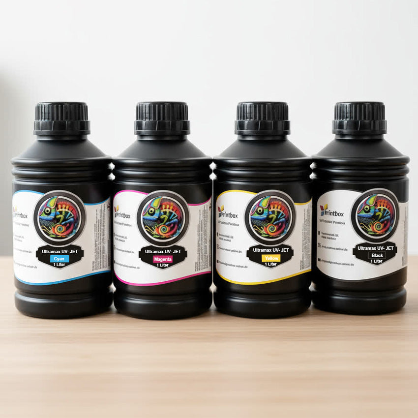 1Liter UV LED Tinte für Epson® DX5/ DX7/ L800/ L1800/ TX800/ XP300/ XP600