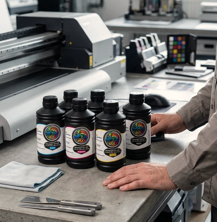 Ultramax® UV / LED Tinten für Epson® Druckköpfe - Hard & Soft - 250 / 500 / 1000ml