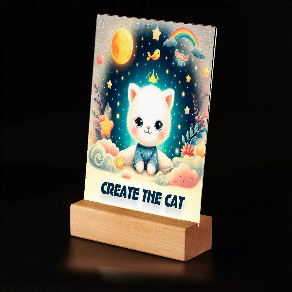 LED Acryl Foto Rahmen - beleuchtet - für Sublimation