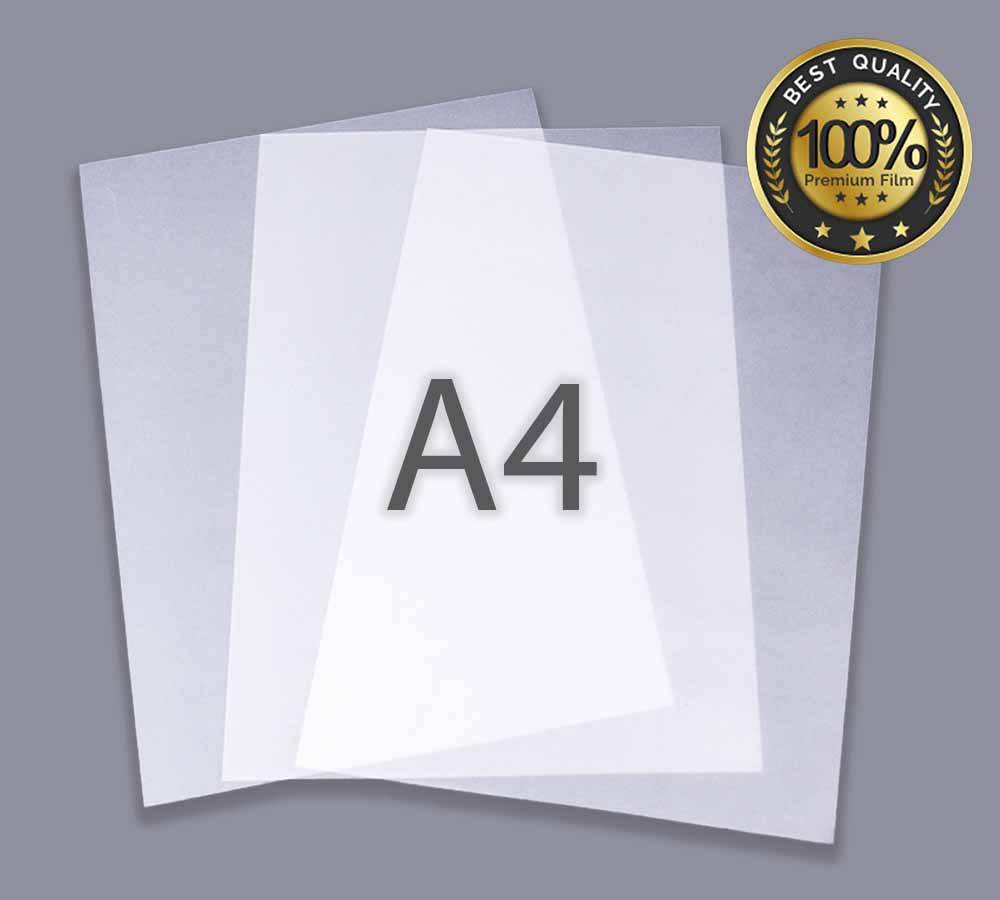 DTF EVO Transferfilm für Transferdruck Textildruck A4 / 100 Blatt