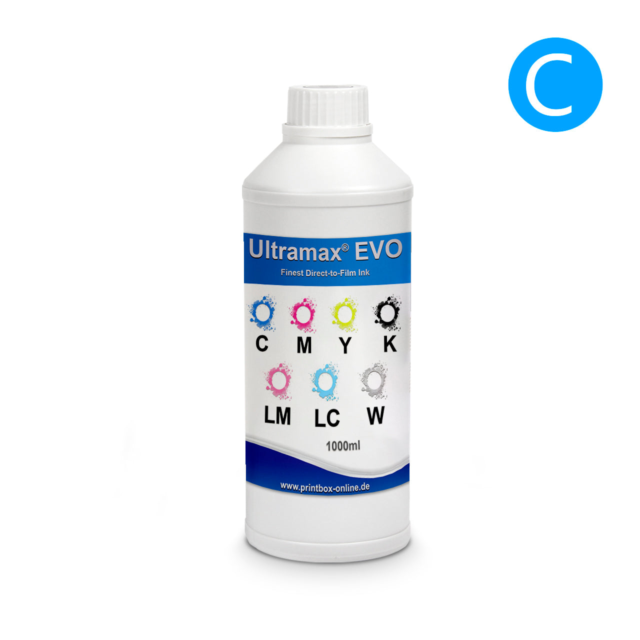 Ultramax® EVO DTF Tinte / Textil Tinte mit OEKO-TEX® Zertifikat