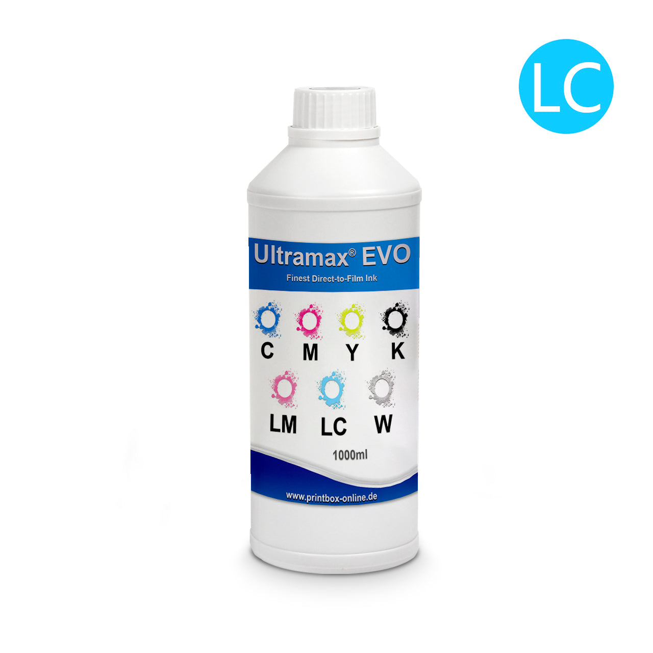 Ultramax® EVO DTF Tinte / Textil Tinte mit OEKO-TEX® Zertifikat