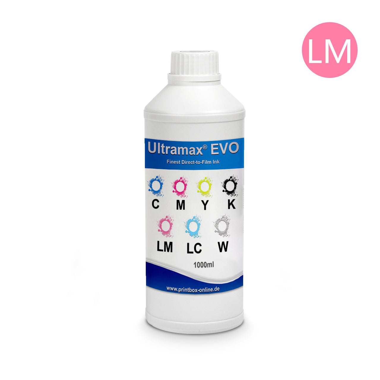 Ultramax® EVO DTF Tinte / Textil Tinte mit OEKO-TEX® Zertifikat