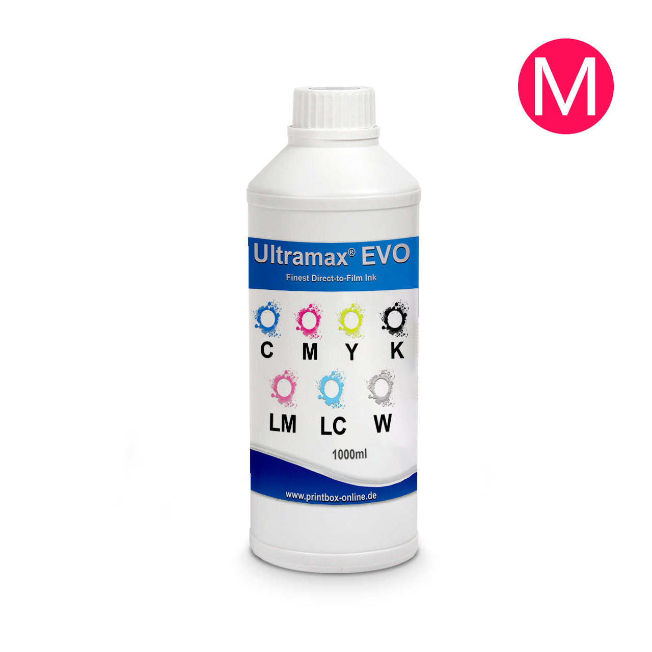 Ultramax® EVO DTF Tinte / Textil Tinte mit OEKO-TEX® Zertifikat