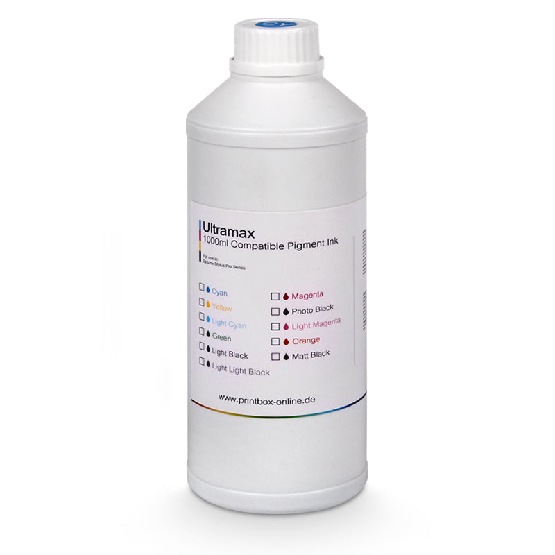 1L Ultramax® Inks for Epson® Stylus Pro, SureColor T-Series & P-Series