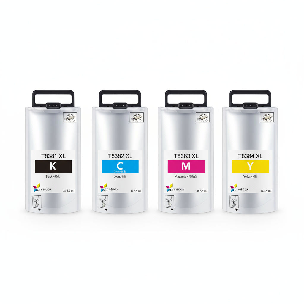 Ultramax® kompatible Tinten ersetzen XL T8381-T8384 für Epson® WorkforcePro WF-R5190DTW/ WF-R5190
