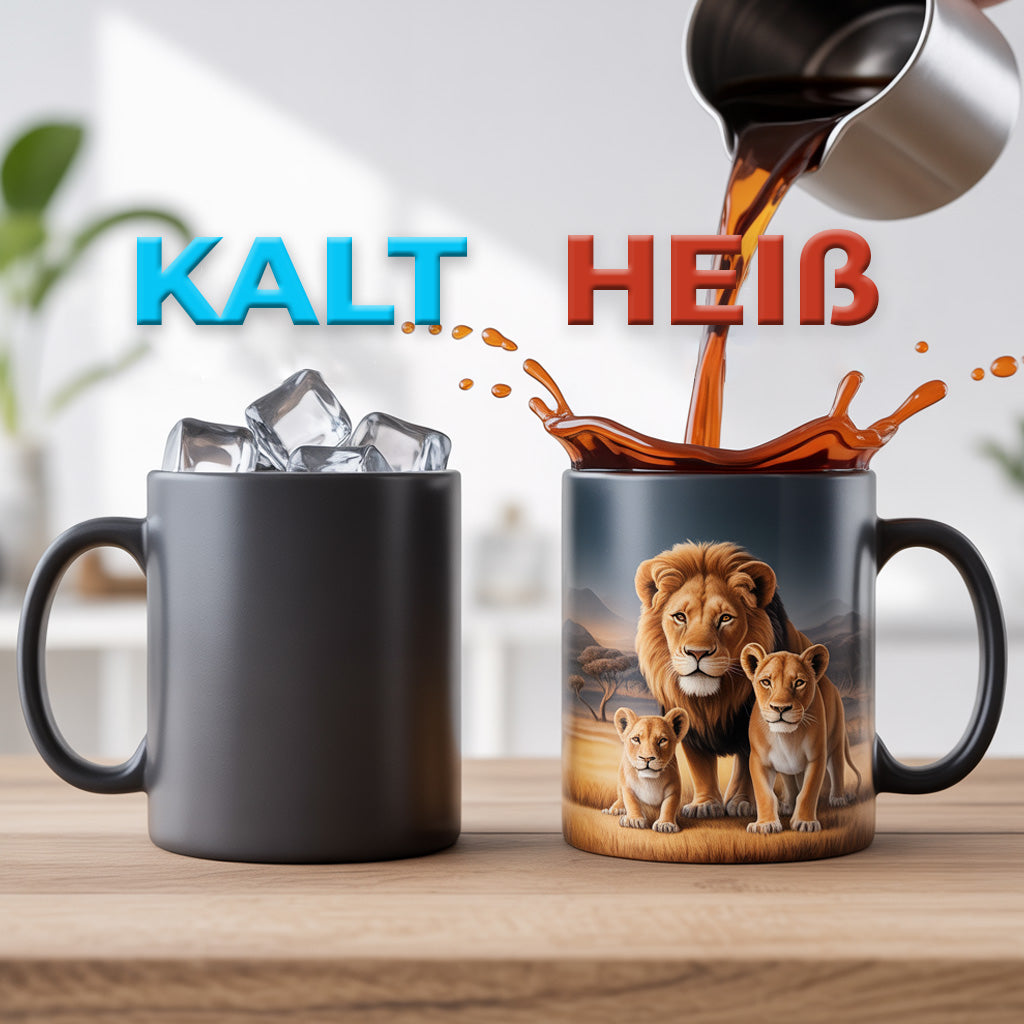 11oz Zaubertasse Magic Mug Matt für Sublimation mit Farbwechsel Effekt