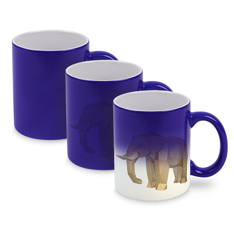 11oz Zaubertasse Magic Mug für Sublimation mit Farbwechsel Effekt