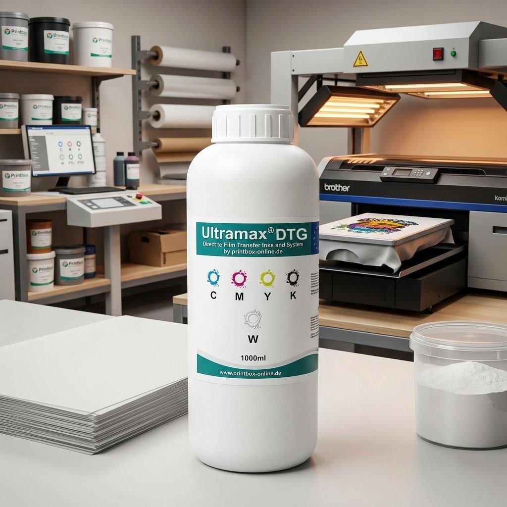 1L Ultramax® DTG ink for textile printing direct printing made in the EU