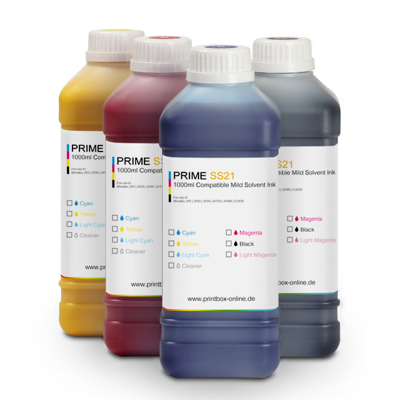 1L Prime SS21 Tinte für Mimaki JV33 | JV34 | JV150 | JV300 | CJV