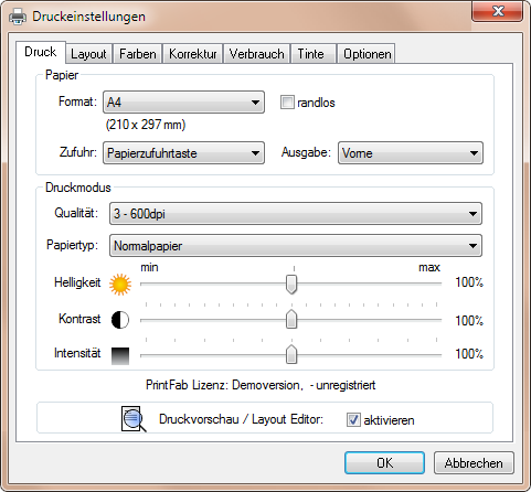 PrintFab SubliRIP printer driver with color management for Epson printers
