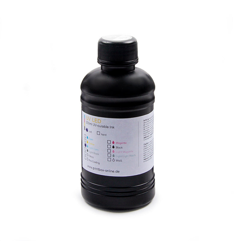 Print head cleaner for UV LED ink systems