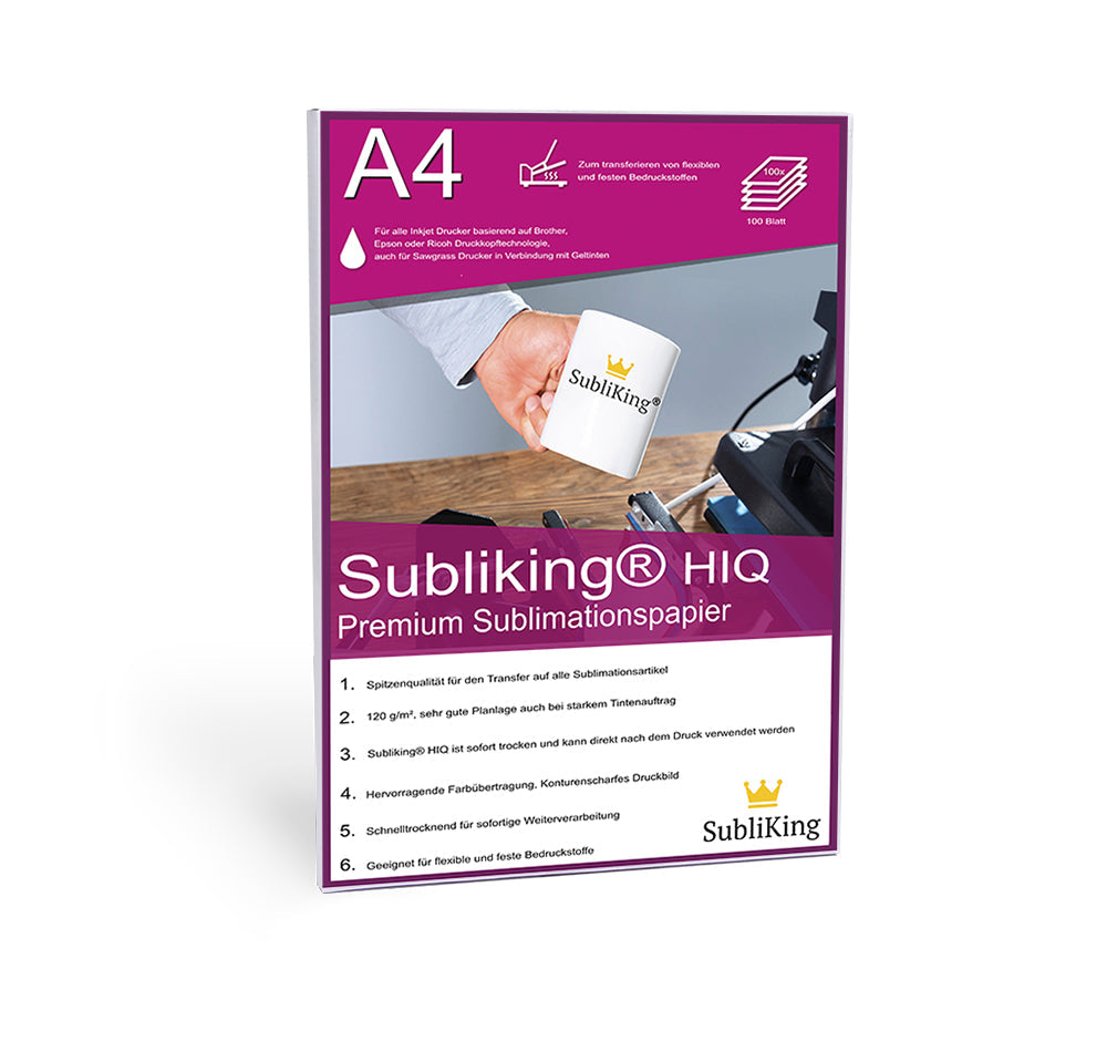 Subliking® HIQ Premium sublimation paper - various. Formats