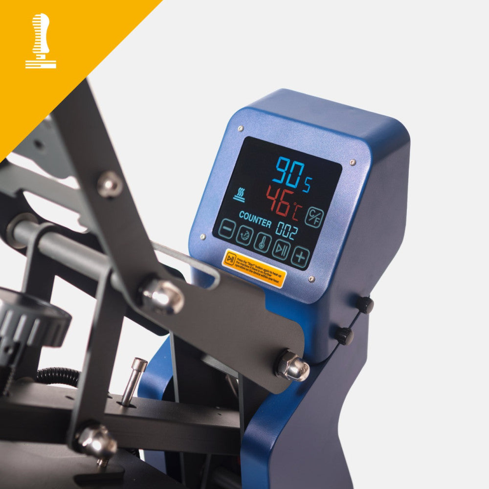 Transferpresse Heisspresse öffnet automatisch + ausziehbare Arbeitsplatte / 40x50cm