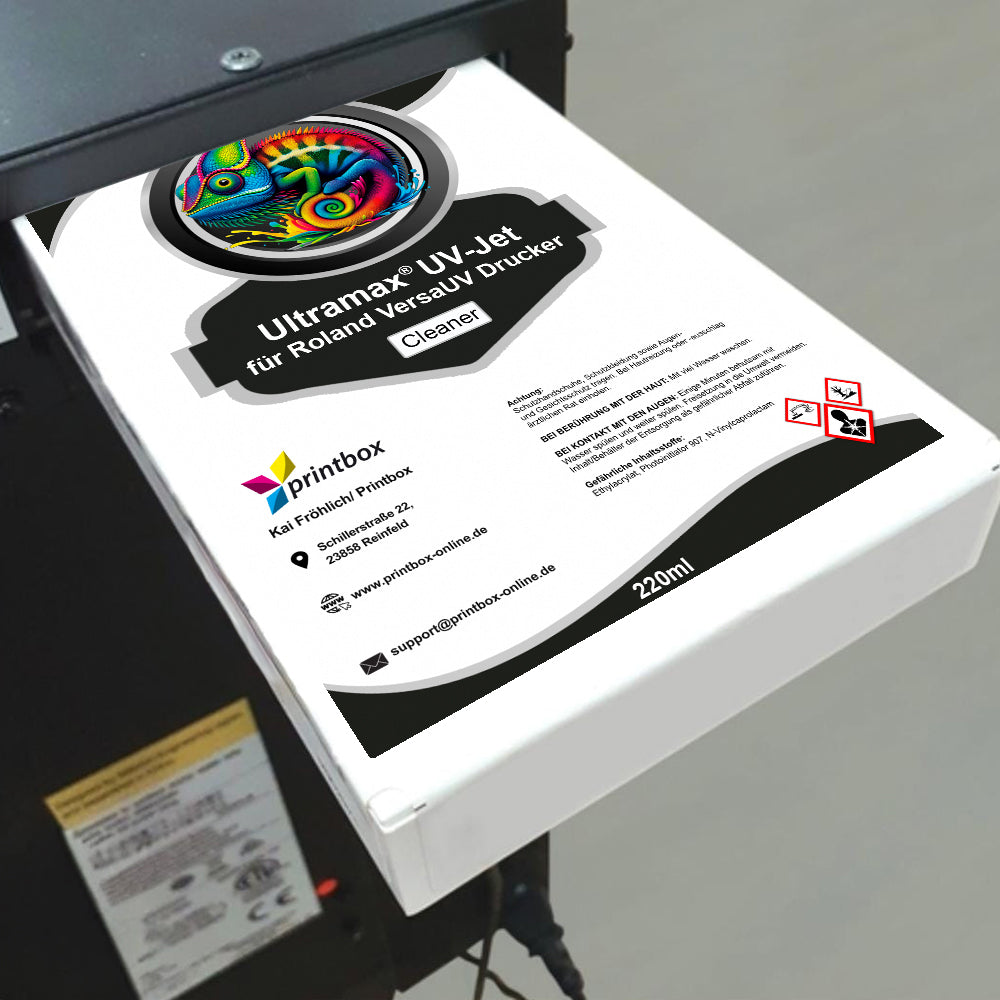 Ultramax® Reinigungspatrone 220ml für Roland® ersetzt VersaUV LEC / LEF / LEJ