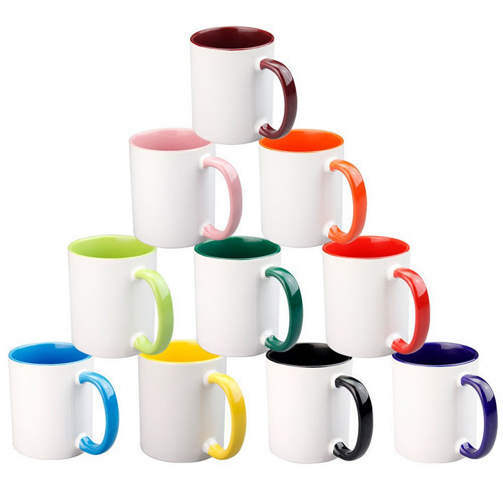 Subliking® Two-Tone Tasse Innenseite und Henkel für Sublimation- 11oz