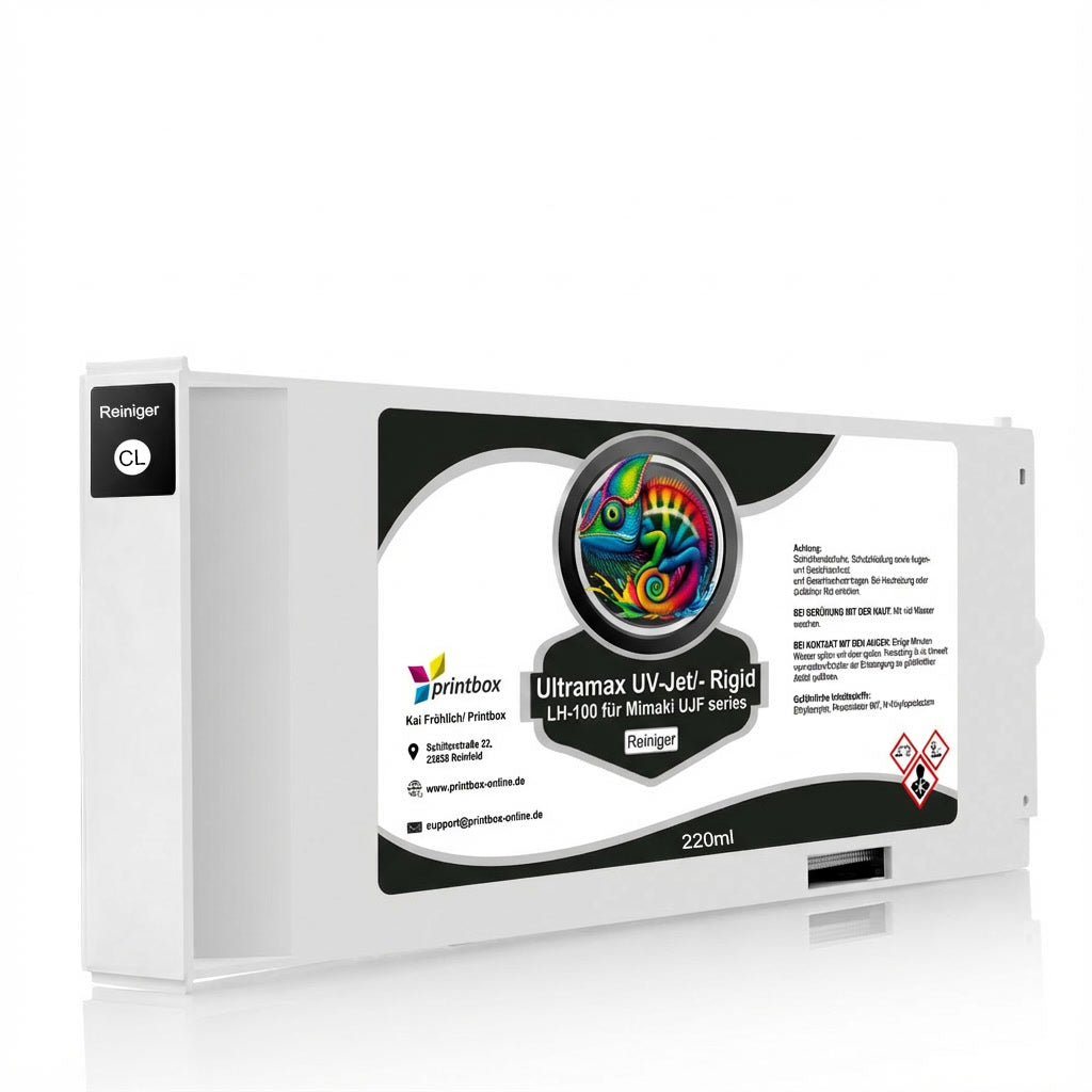 Ultramax® Reinigungspatrone 220ml für Mimaki UJF-3042MkII / UJF-6042MkII (ersetzt LH-100)