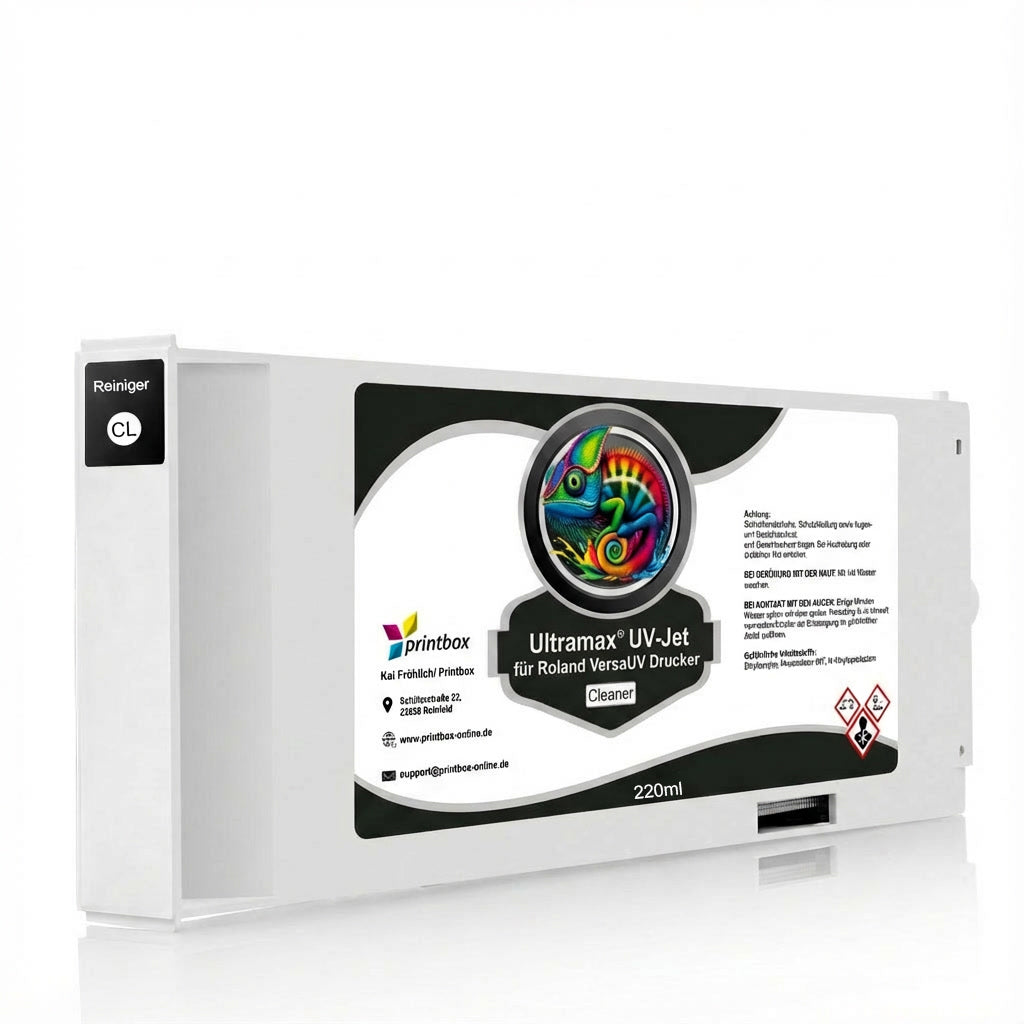 Ultramax® Reinigungspatrone 220ml für Roland® ersetzt VersaUV LEC / LEF / LEJ