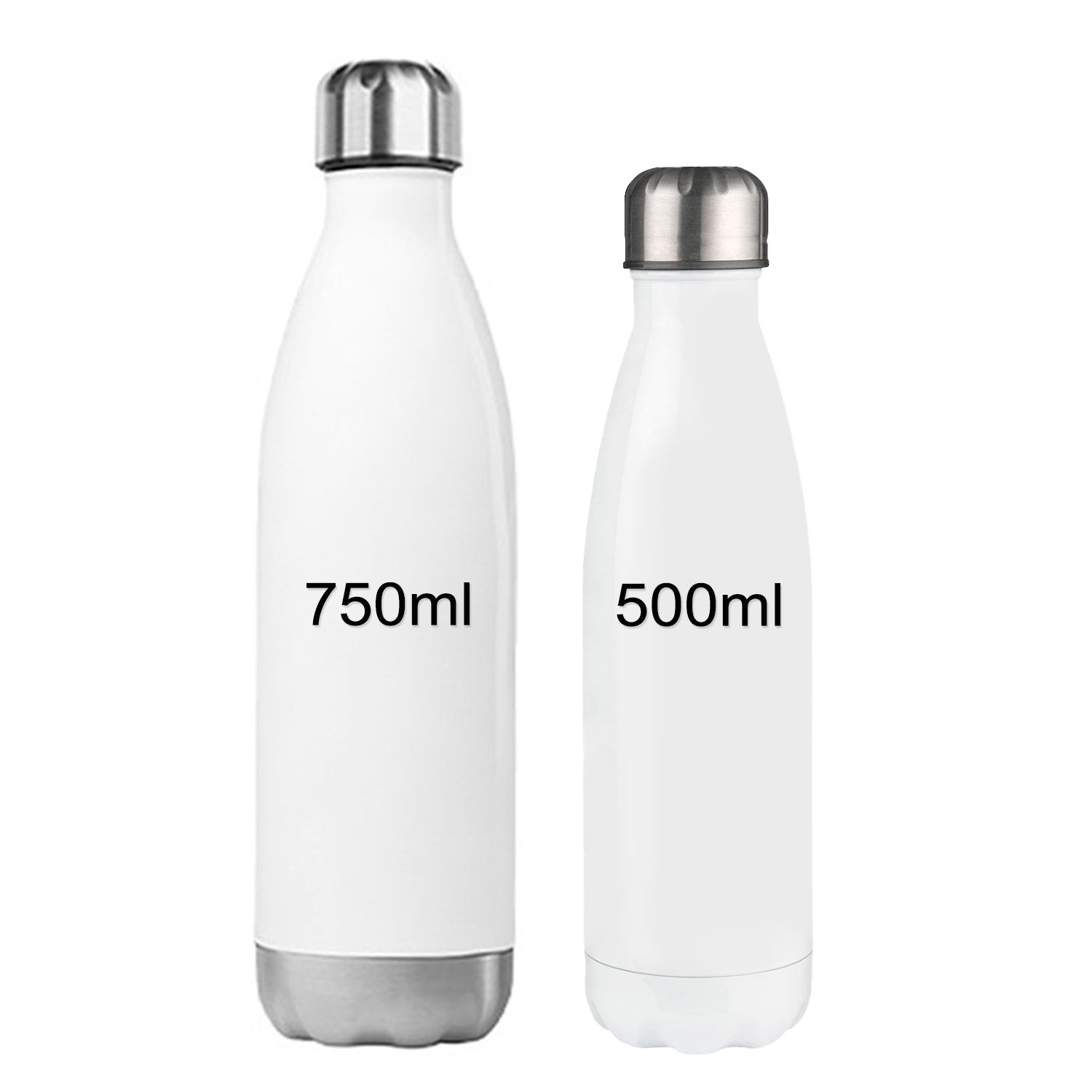SubliKing® Thermo Trinkflaschen aus Edelstahl für Sublimation 500ml oder 750ml