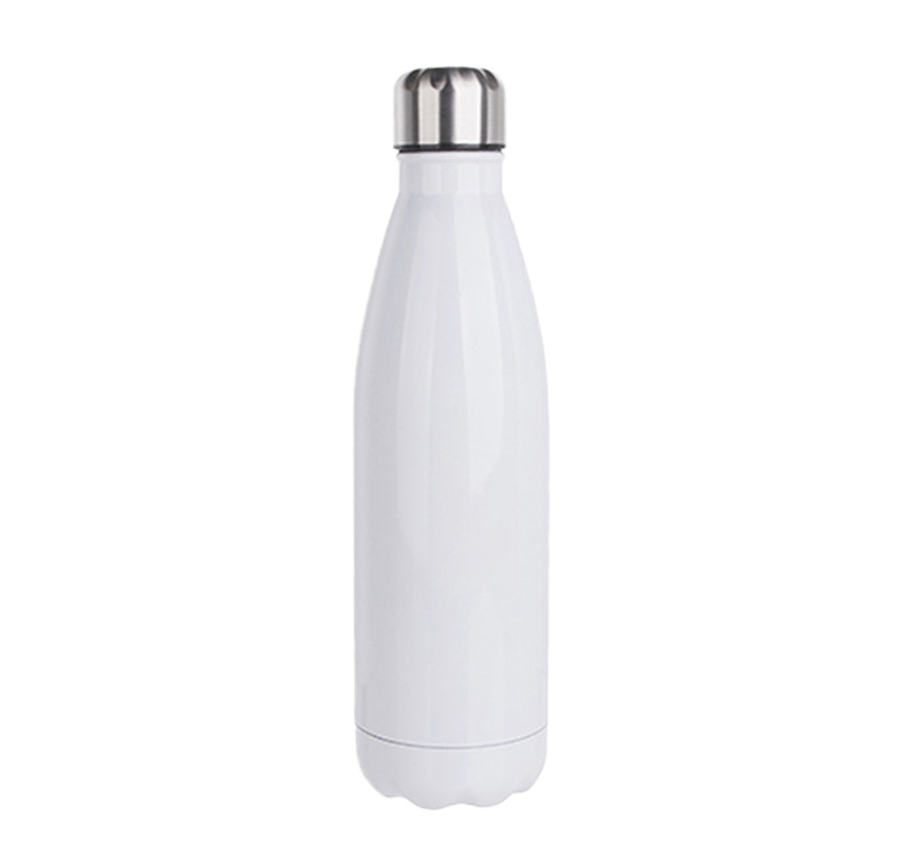 500ml Trinkflasche aus Aluminium Weiß