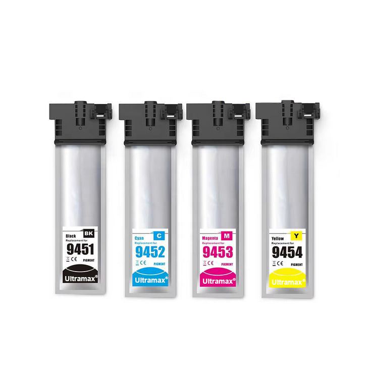Ultramax® Kompatible Tintenbeutel E-9451/- E-9454/- 9461 für Epson® WorkforcePro WF-5210DW-WF-C5290DW