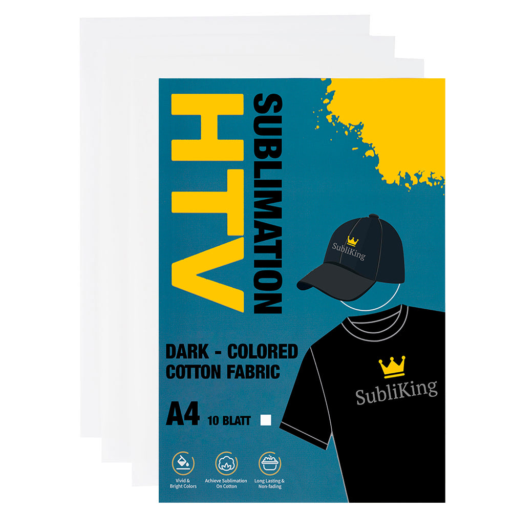 Subliking® HTV Vinyl Dark bedruckbare Flexfolie für Sublimation auf Baumwolle