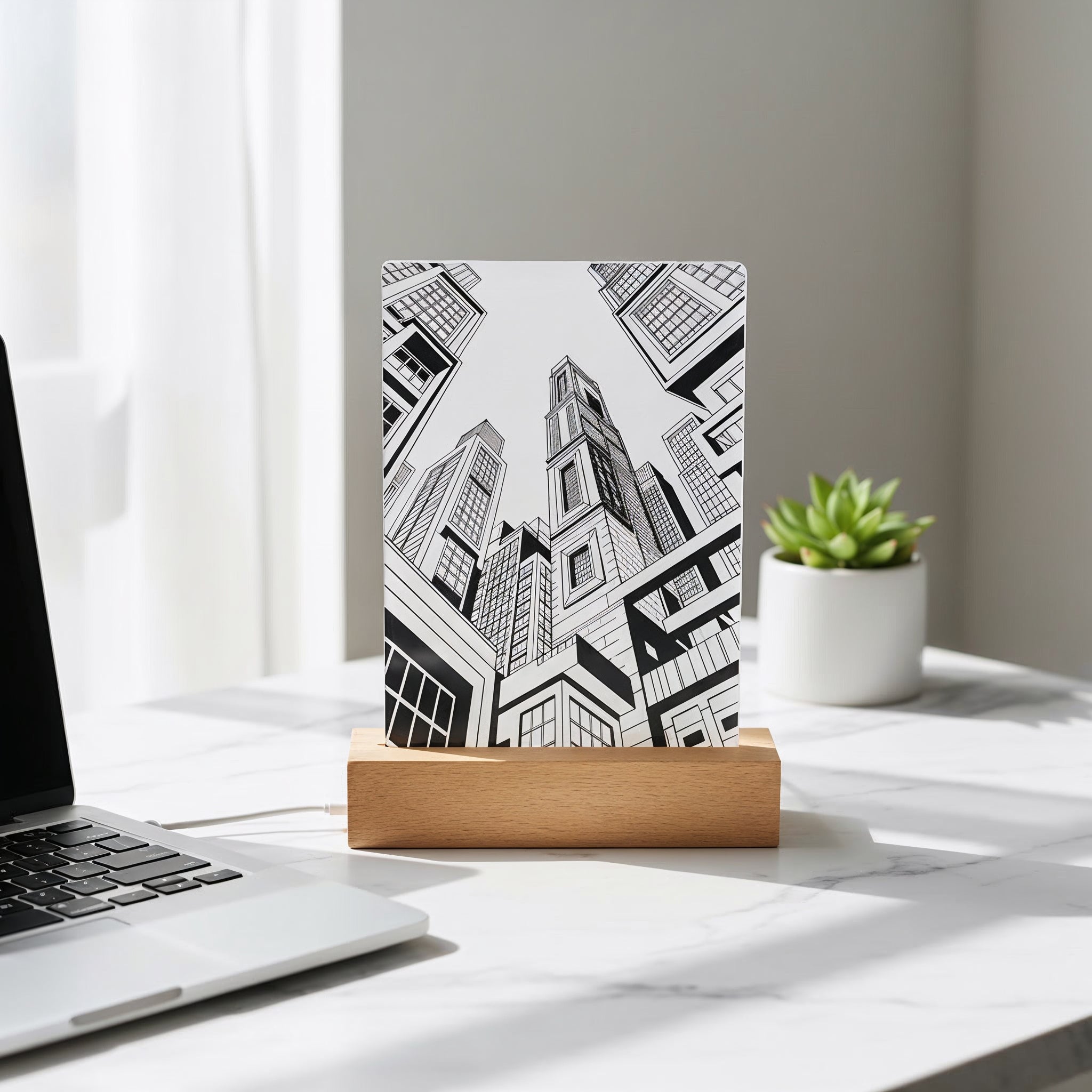 LED Acryl Foto Rahmen - beleuchtet - für Sublimation