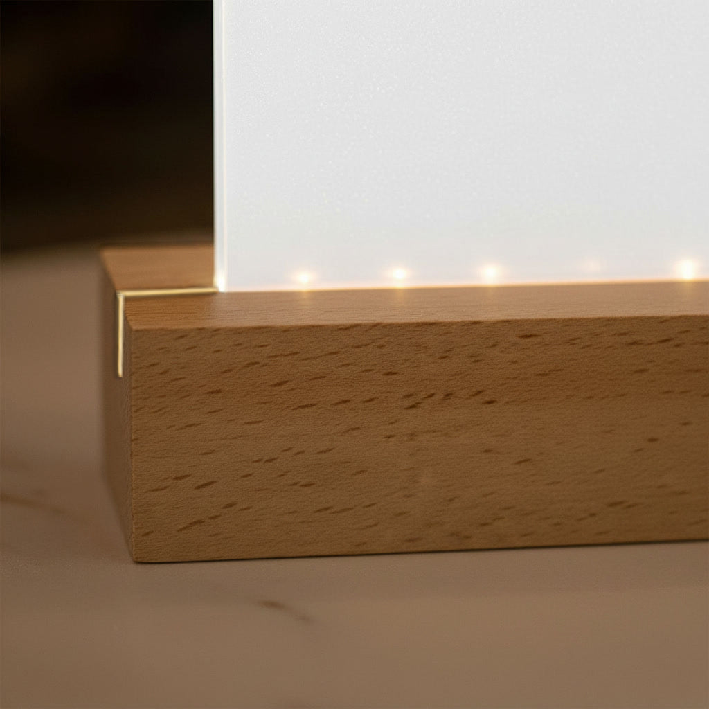 LED Acryl Foto Rahmen - beleuchtet - für Sublimation