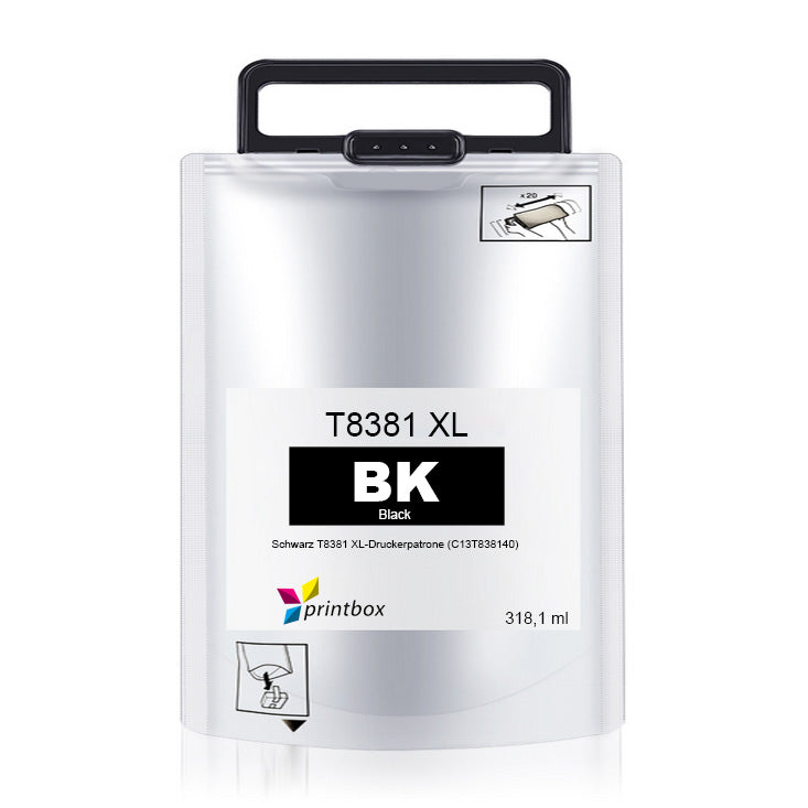 Ultramax® kompatible Tinten ersetzen XL T8381-T8384 für Epson® WorkforcePro WF-R5190DTW/ WF-R5190