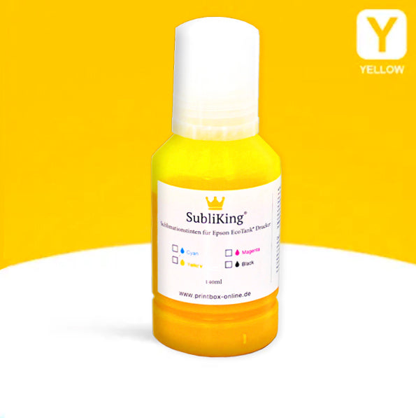 Subliking® XXL Sublimationstinten für alle Epson® EcoTank Drucker | 140ml Yellow
