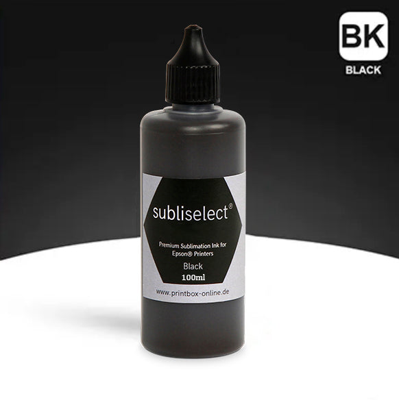 100ml Subliselect® Sublitinte für Brother® & Epson® Desktopdrucker | Black