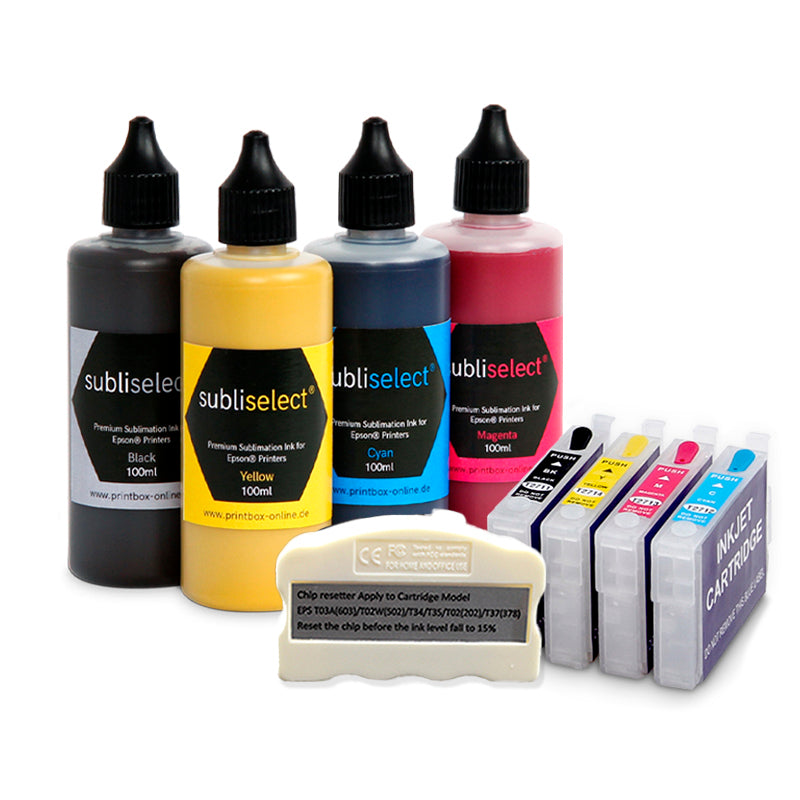 Subliselect® Sublimation Nachfüllset für Epson® Wf 7310DTW | Epson 405XL